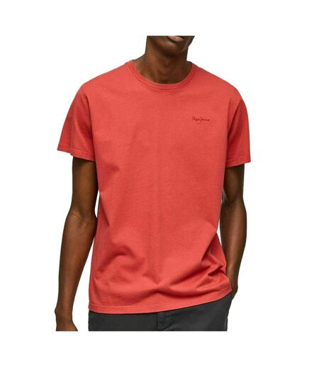 T-shirt Rouge Homme Pepe jeans Jacko - S