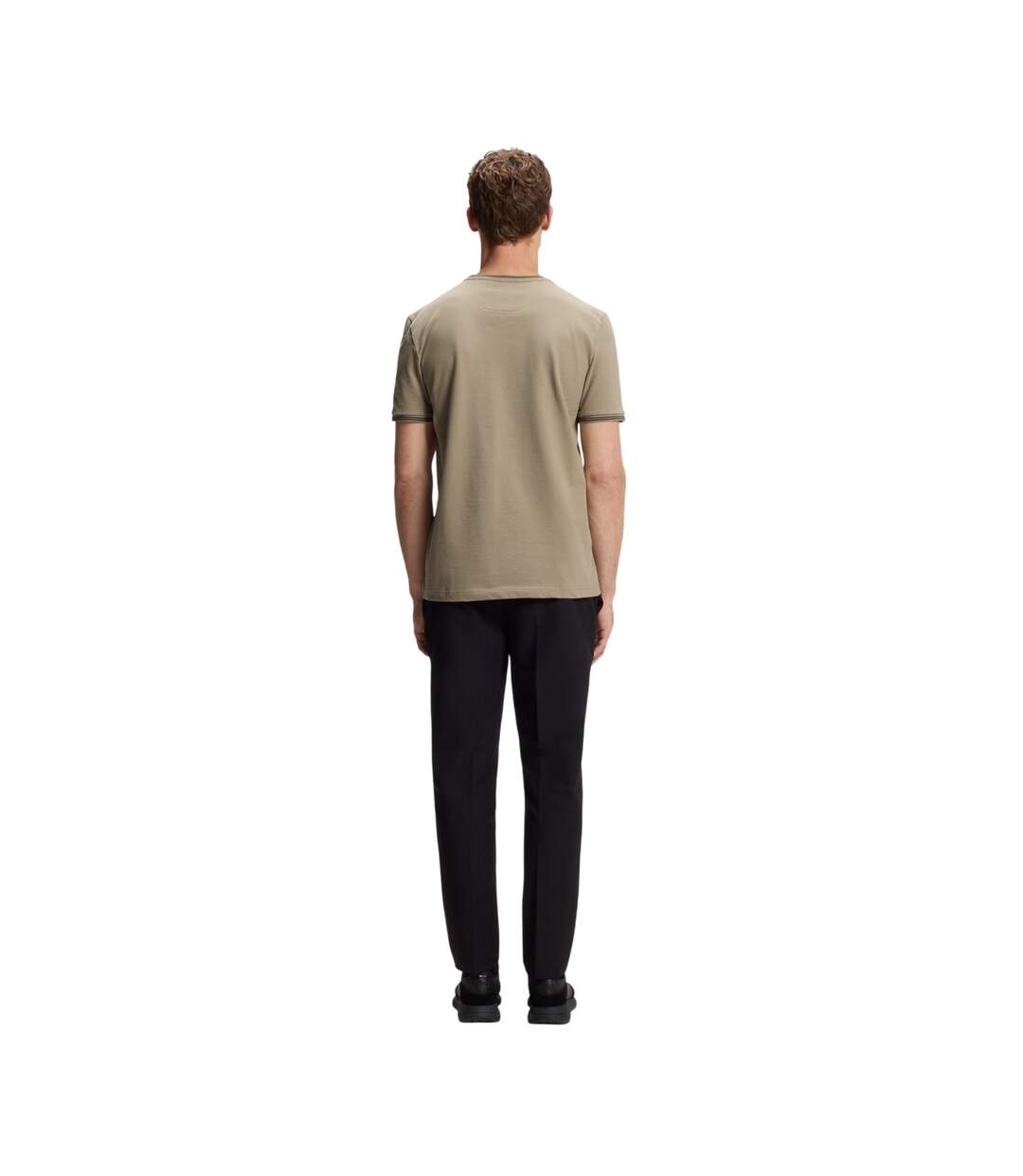 T-shirt Hbg Taul Homme Beige Boss-3