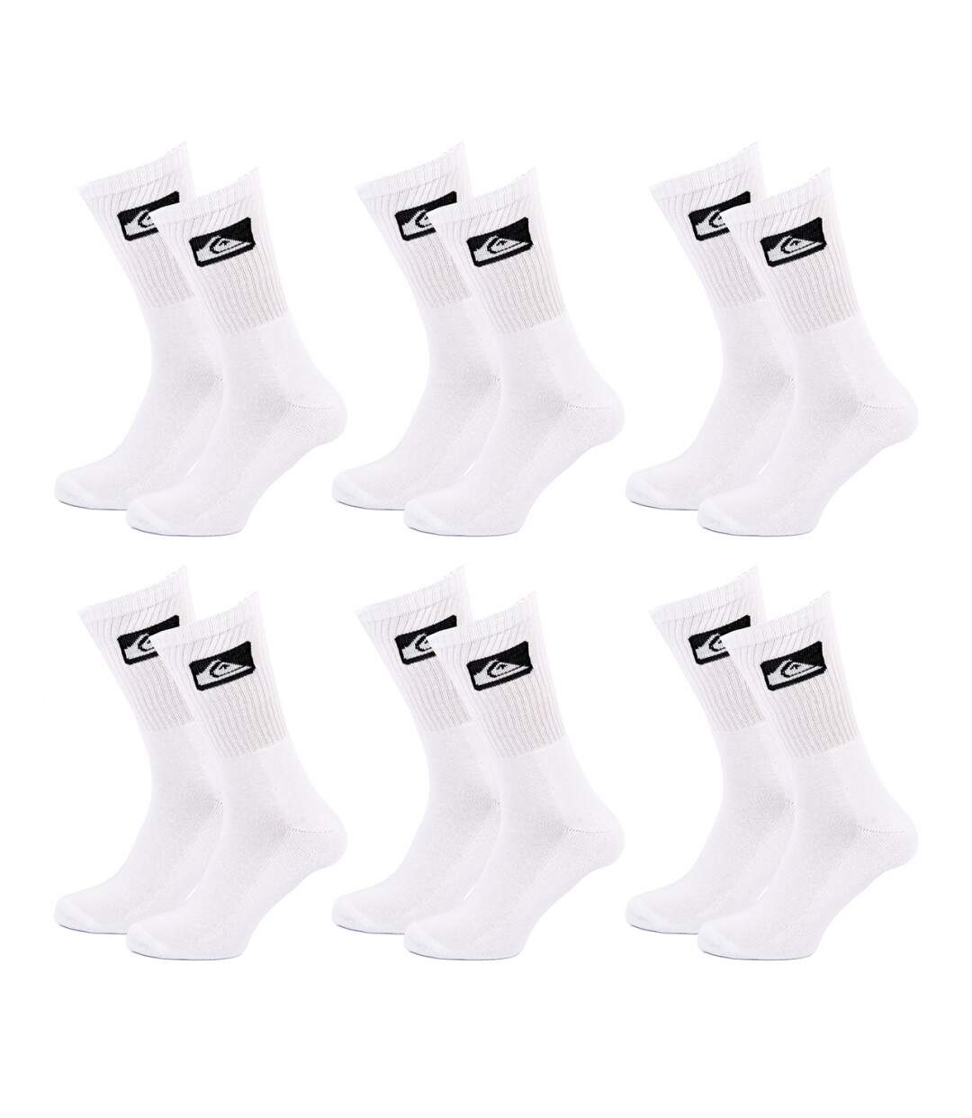 Chaussettes QUIKSILVER CUSHIONED CREW - Pack de 6-1