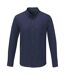 Elevate Mens Pollux Long-Sleeved Shirt (Navy)