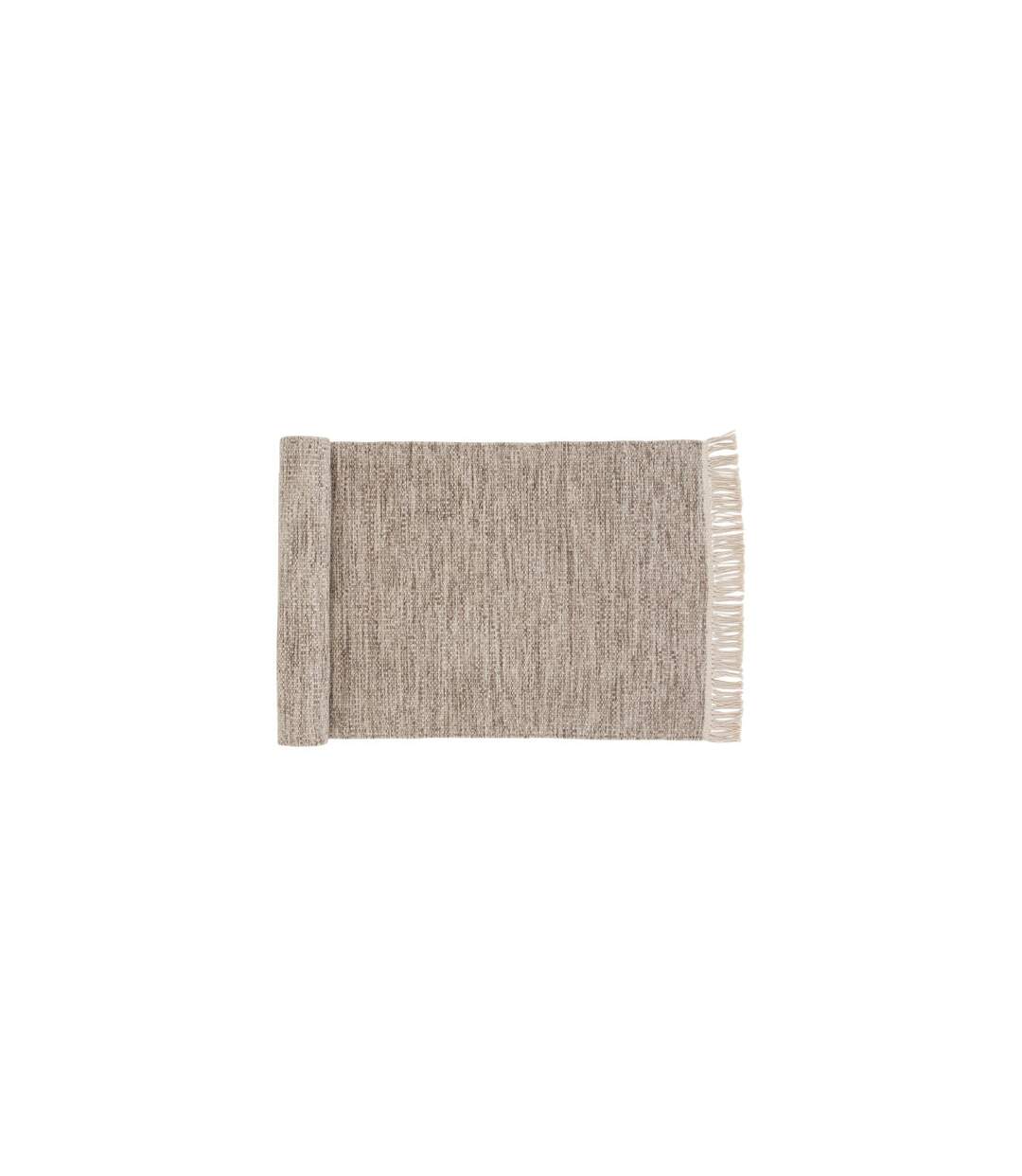 Tapis Design en Laine Cyrus 80x250cm Beige-4