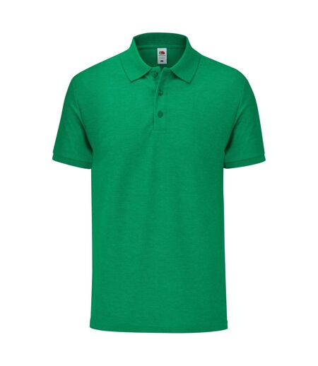 Fruit of the Loom Mens Tailored Polo Shirt (Green Heather)