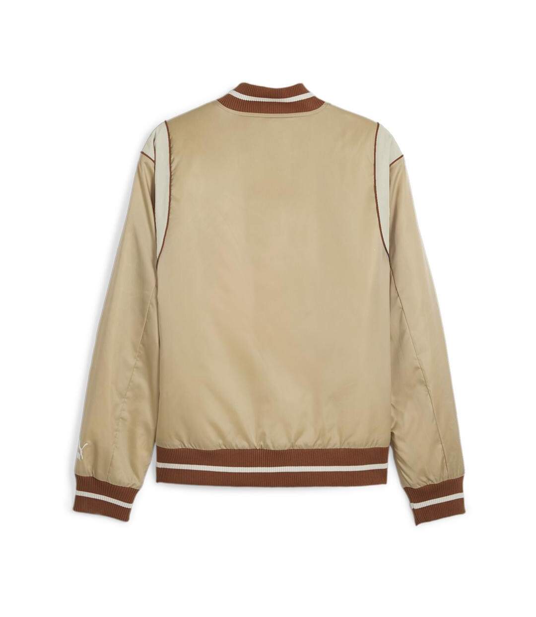 Veste beige homme puma team varsity-2