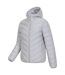 Womens/ladies seasons reflective padded jacket grey Mountain Warehouse