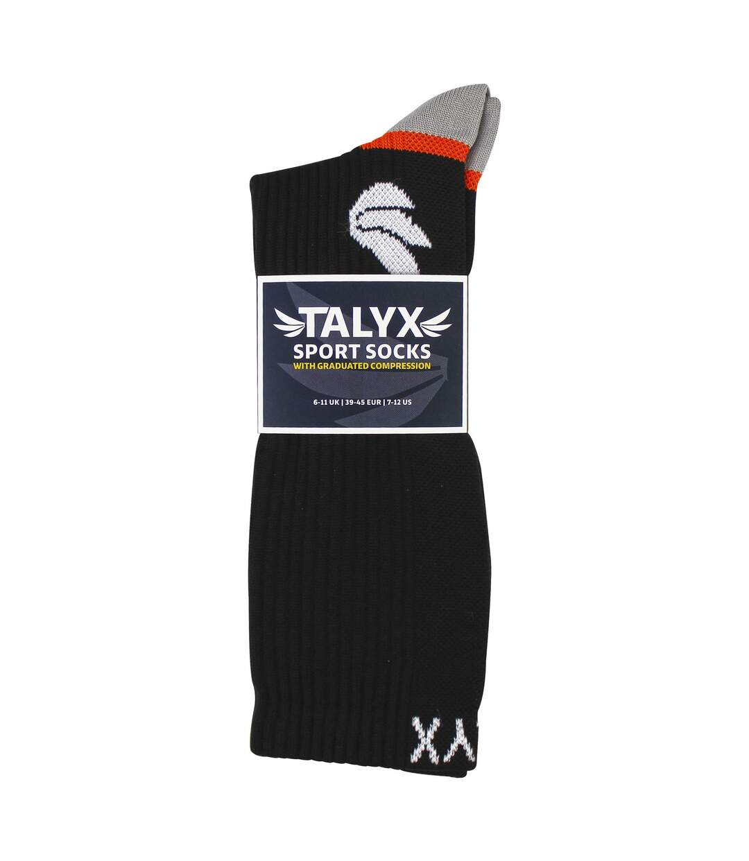 Mens Compression Sports Socks | Reinforced Heel & Toe Breathable Socks-2