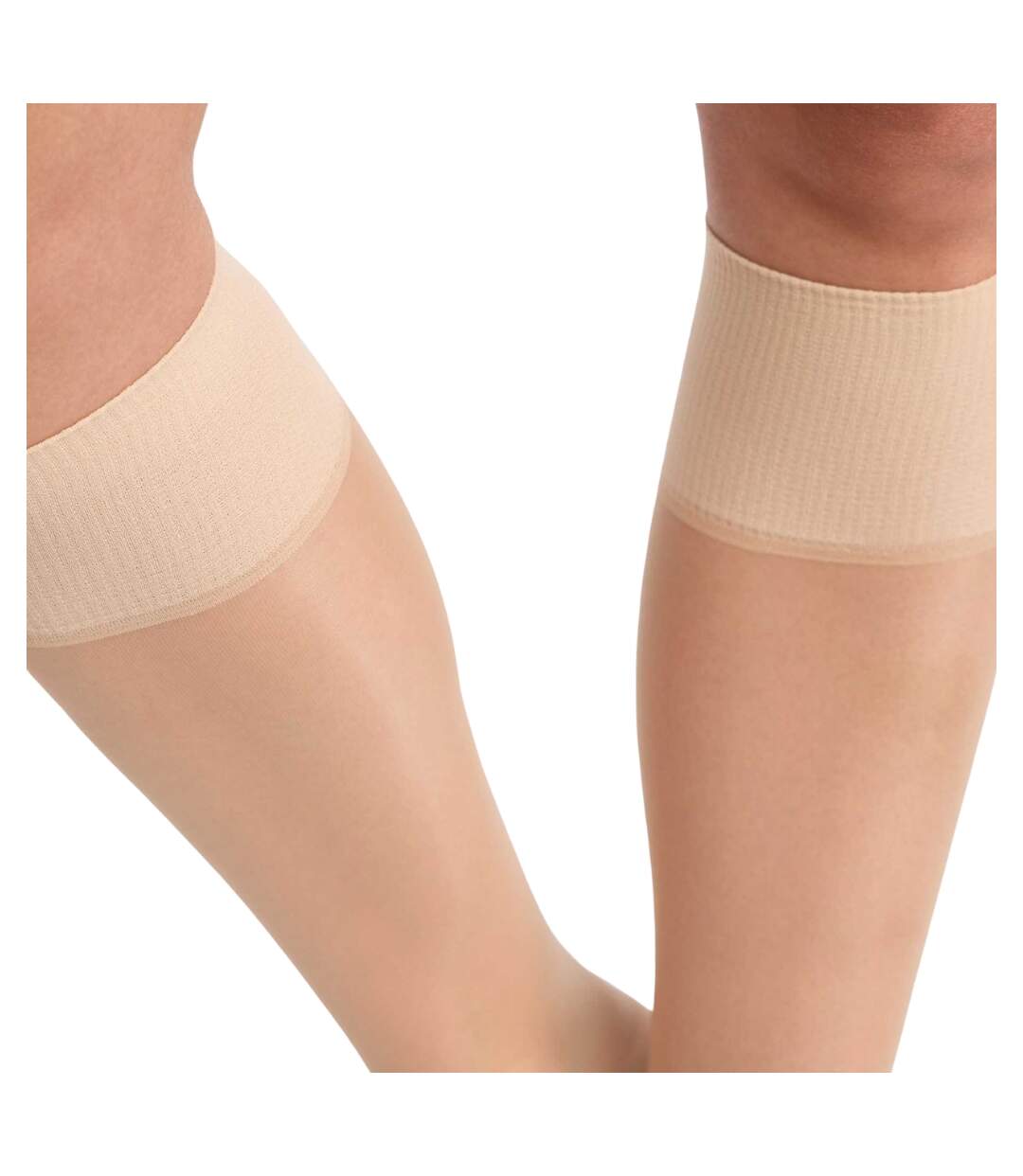 Lot de 2  Mi-Bas Transparents 20D Beauty Resist-2