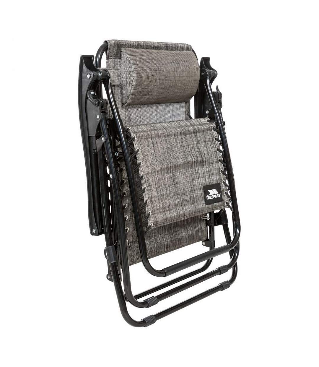 Glenesk folding garden chair one size grey marl Trespass