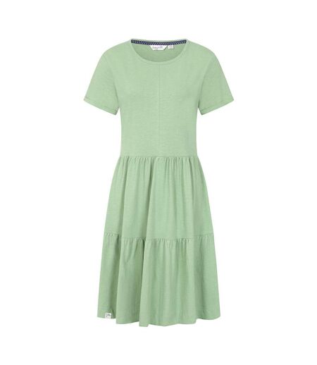 Robe Motif/style À Volants Femme Vert Gazon Lazy Jacks