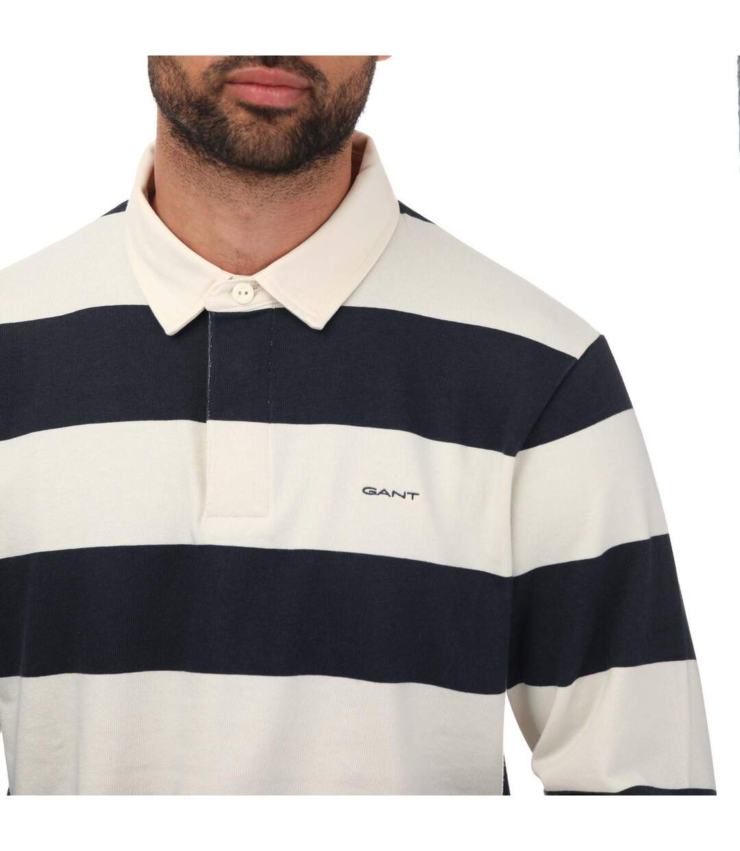 Polo heavy rugger homme bleu Gant-2