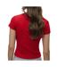 T-shirt rouge femme vero moda chloe - l-2
