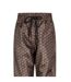 Mens Louvre Fleece Joggers Black Brown Criminal Damage-3