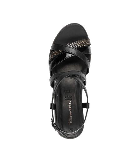 Sandales Compensées Cuir Tamaris