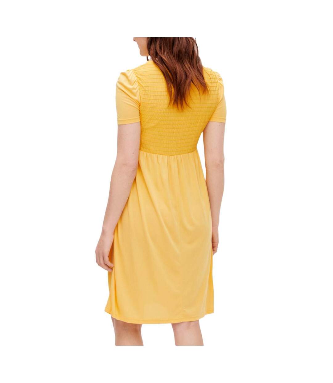 Robe de Grossesse Jaune Femme Mamalicious Lina - L-2