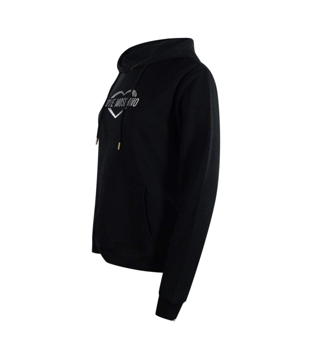 Sweat À Capuche Femme Noir Love Moschino-3