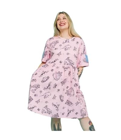 Robe Fairytale Bows Femme Rose Cinderella