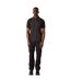 Polo Manches Courtes Homme Noir Orange Vif Regatta Professional-1