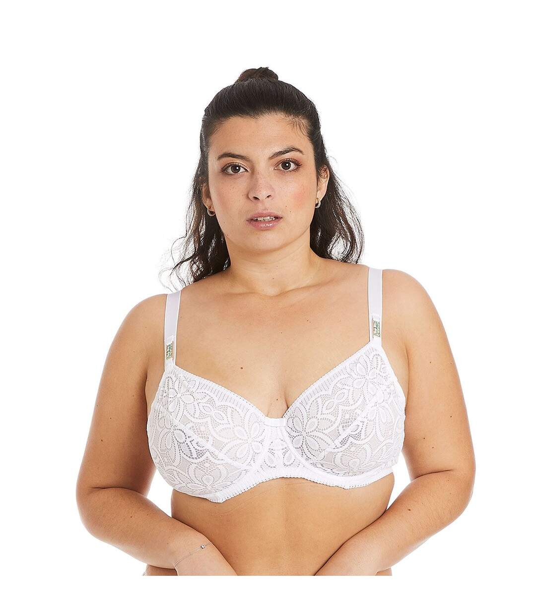 Soutien-gorge à armatures grand maintien blanc Roulotte-2