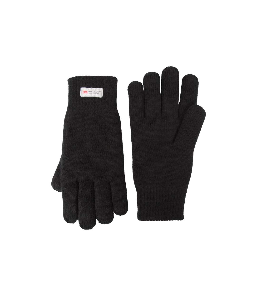 Gants homme taille unique noir Mountain Warehouse-1