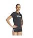 T-shirt Motif/style Logo Femme Noir Adidas-4