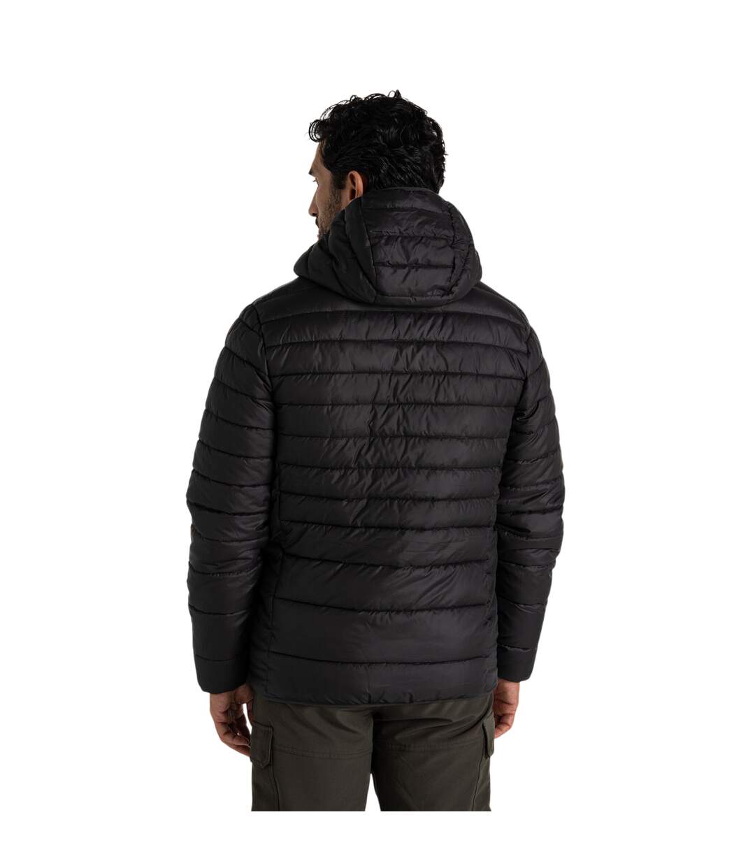 Mens Compresslite Ix Hooded Padded Jacket Black Craghoppers-3