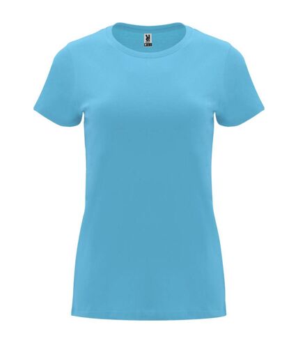 T-shirt capri femme turquoise vif Roly