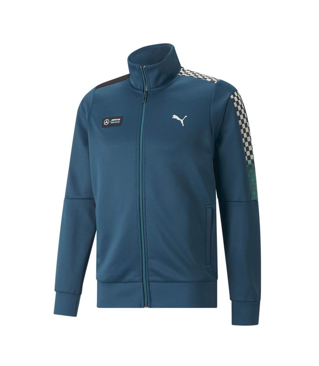 Veste bleu canard homme puma mercedes-amg mapf1 533577 - l-1