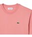 Womens/ladies Cotton Soft Relaxed Fit T-shirt Pink Lacoste-3