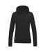 Sweat À Capuche College Femme Noir Anthracite Awdis-1