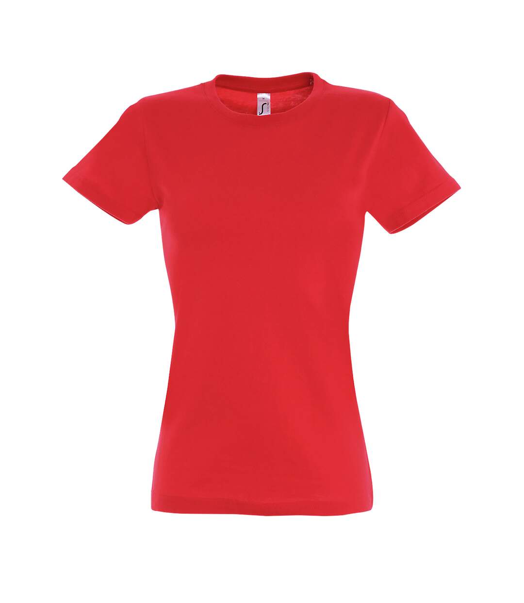 T-shirt imperial femme rouge orangé SOLS