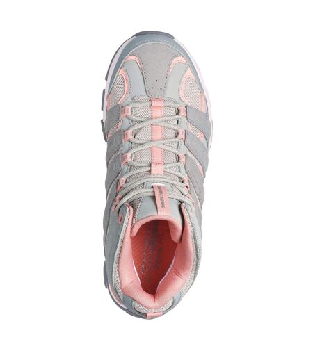 Womens/ladies Adventurer Waterproof Walking Shoes Sage Skechers