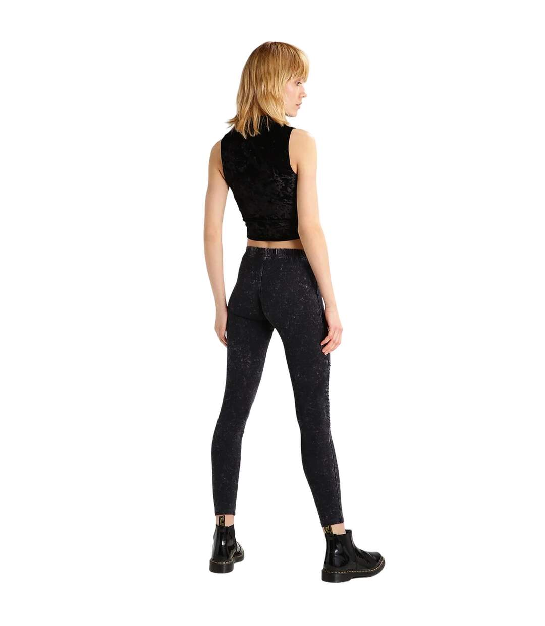 Leggings Femme Gris Foncé Indigo Urban Classics-2