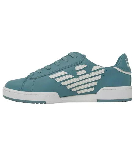 Baskets Motif Logo Adulte Bleu Clair Emporio Armani EA7