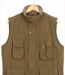 LEDERTYS LY0305 — Gilet sans manches marron : tissu déperlant et doublure polaire-2