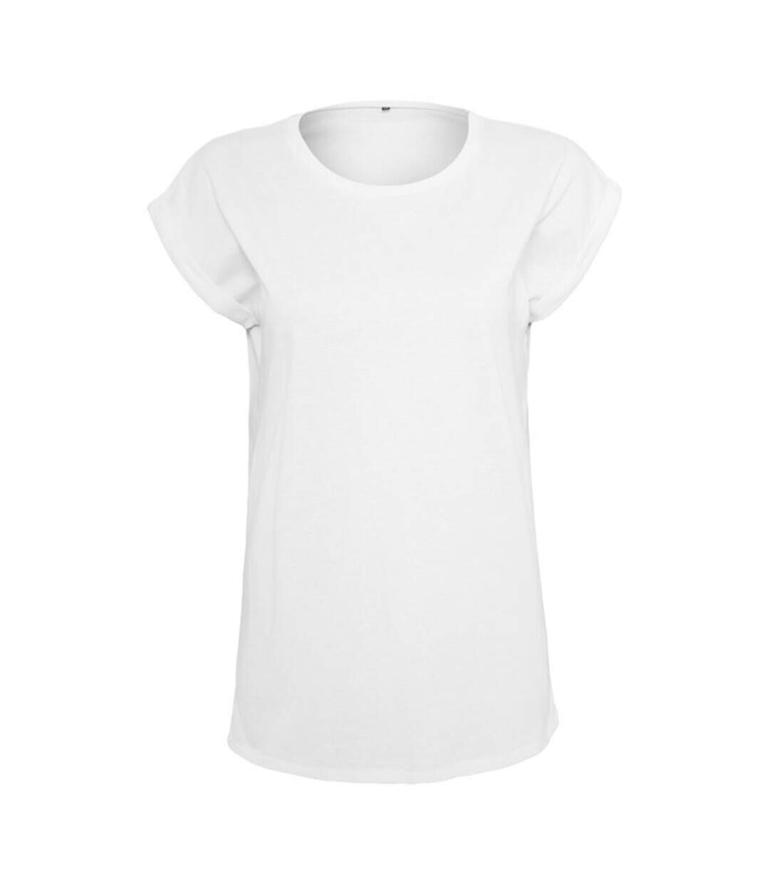 T-shirt femme blanc Build Your Brand-1