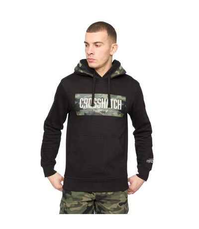 Mens camtort hoodie black Crosshatch