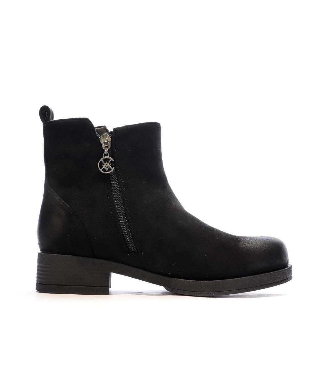 Bottines noires femme chattawak vamp-2