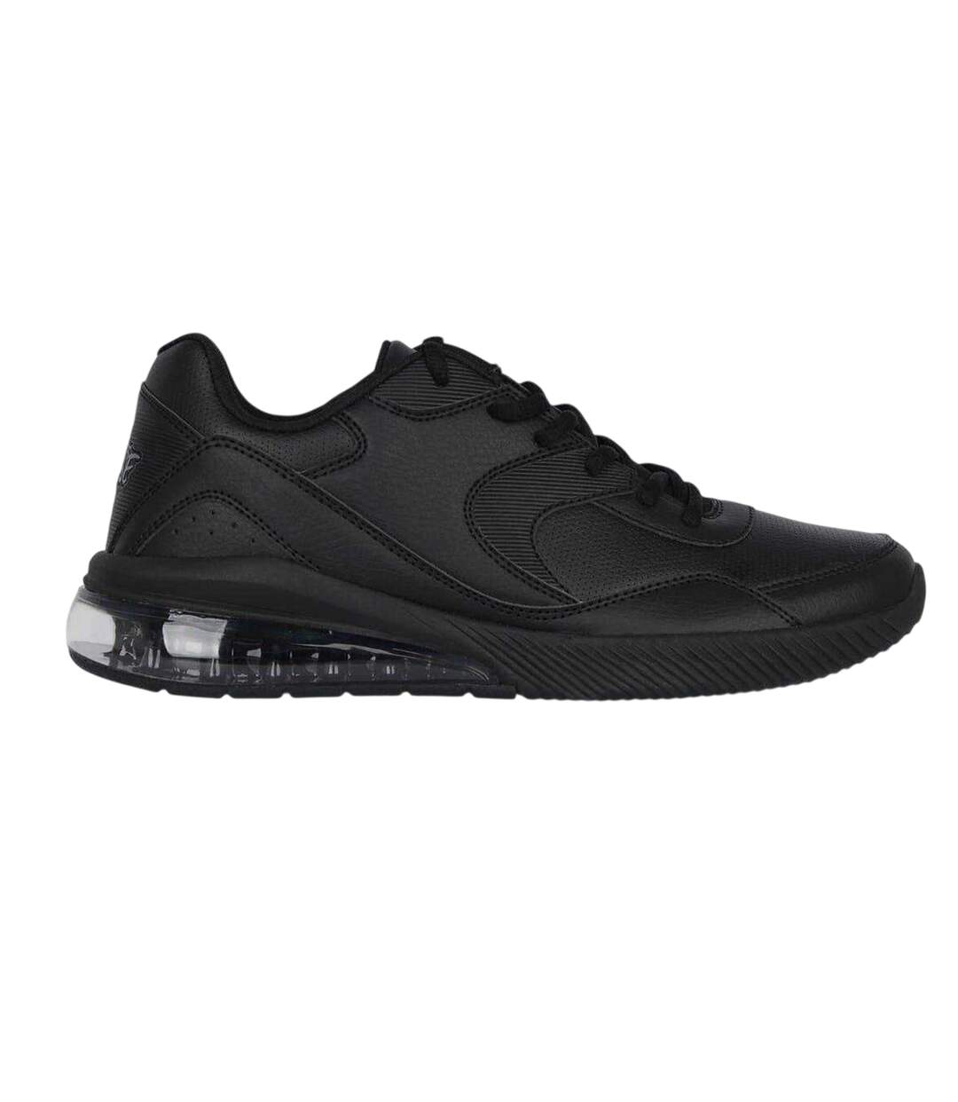 Mens Air Cushioned Basketball Shoes Black Rise-1