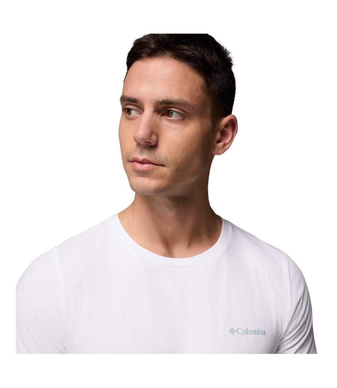 Mens Rapid Ridge Ii Organic Cotton T-shirt White Columbia-4