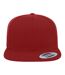 Yupoong Mens The Classic Premium Snapback Cap (Pack of 2) (Red)