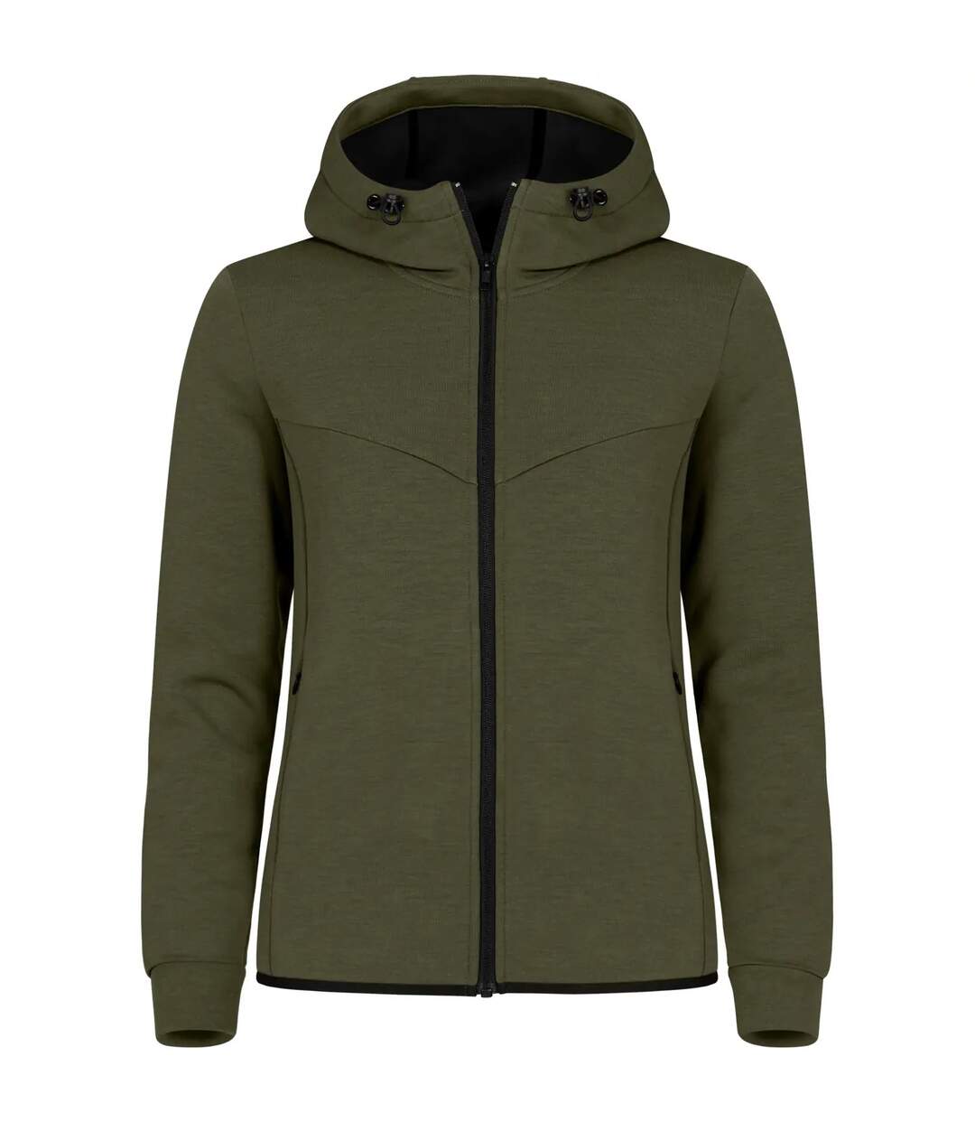 Veste À Capuche Hayden Femme Vert Kaki Clique-1