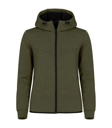 Veste À Capuche Hayden Femme Vert Kaki Clique