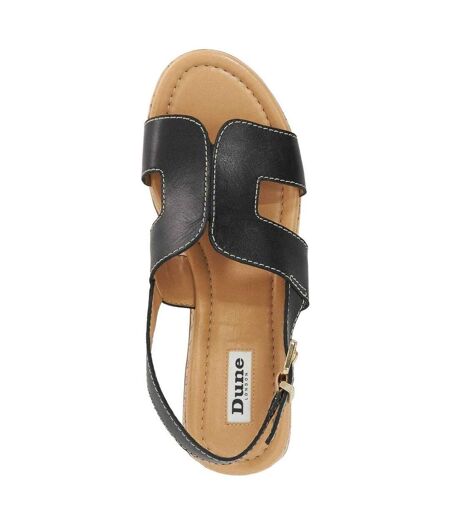 Womens/ladies Kouper Sandals Black Dune London