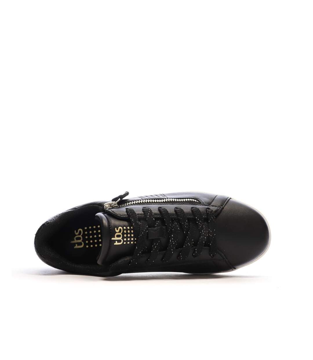 Baskets noires femme tbs lorazip-4