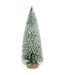 Sapin à Poser Déco Marron Glacé 25cm Vert-1