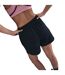 Womens/ladies Knit Loose Fit Shorts Black Smoke Nike-3
