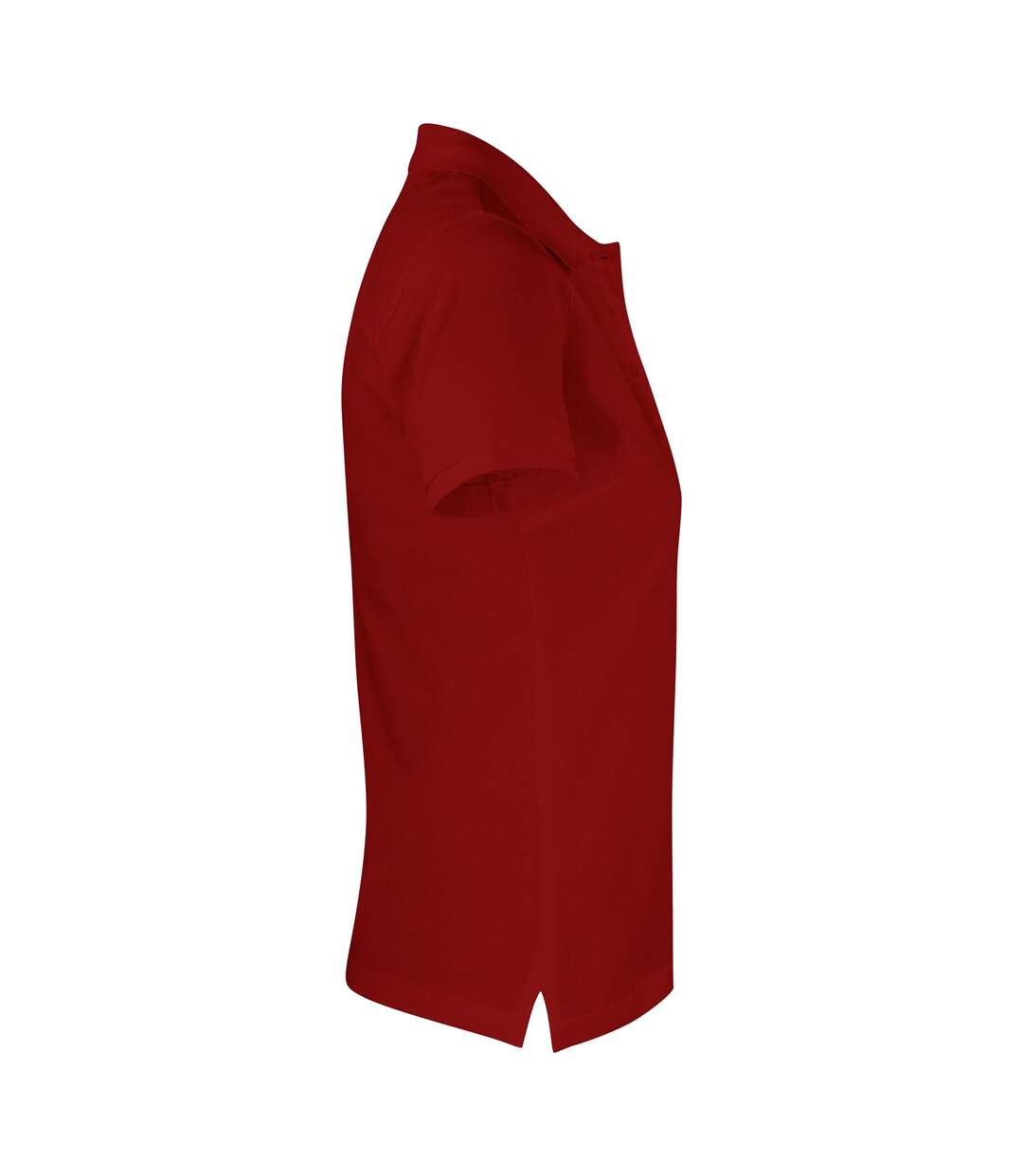 Womens/ladies Neptune Polo Shirt Dark Red James Harvest-4