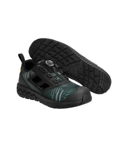 Womens/ladies Safety Shoes Forest Green Black Mascot