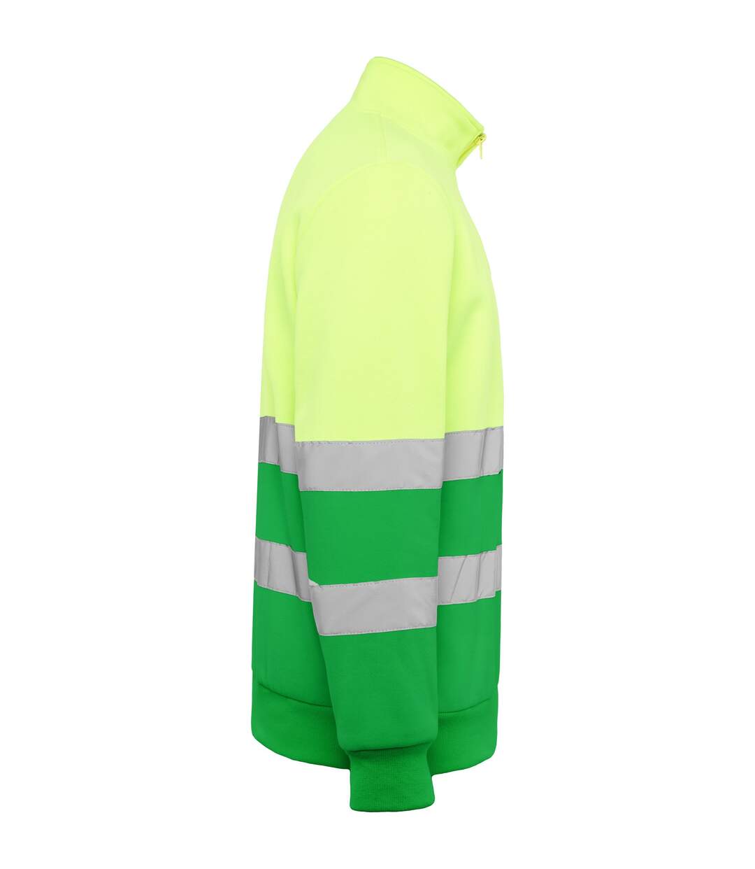 Sweat Spica Adulte Vert Jaune Fluo Roly Workwear-4