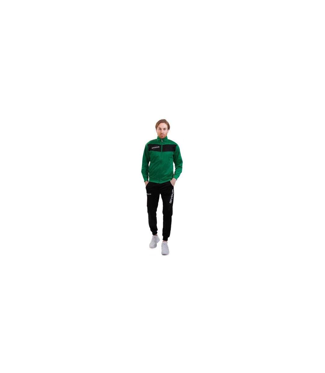Unisex Adult Tuta Visa Tracksuit Green Givova-1
