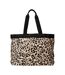 Tote Bag Motif/style Imprimé Léopard Becky Femme Taille Unique Marron Noir Hugo-2